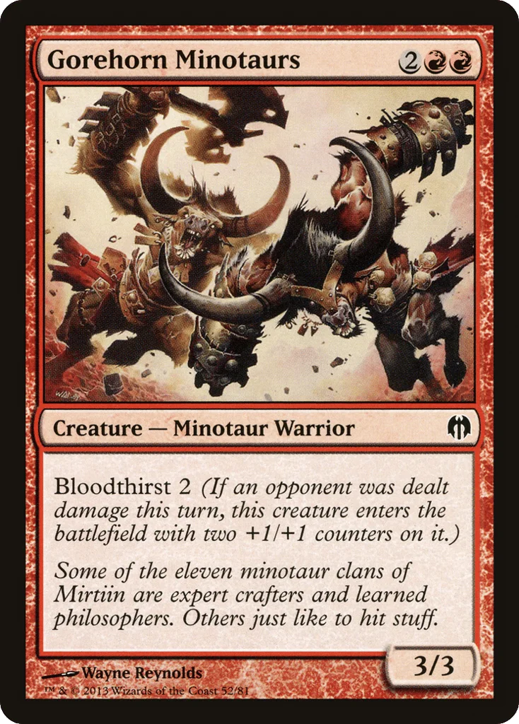 Gorehorn Minotaurs · Duel Decks: Heroes vs. Monsters