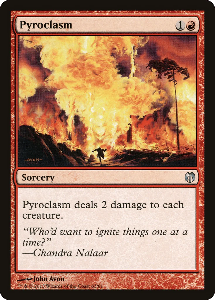 Pyroclasm · Duel Decks: Heroes vs. Monsters