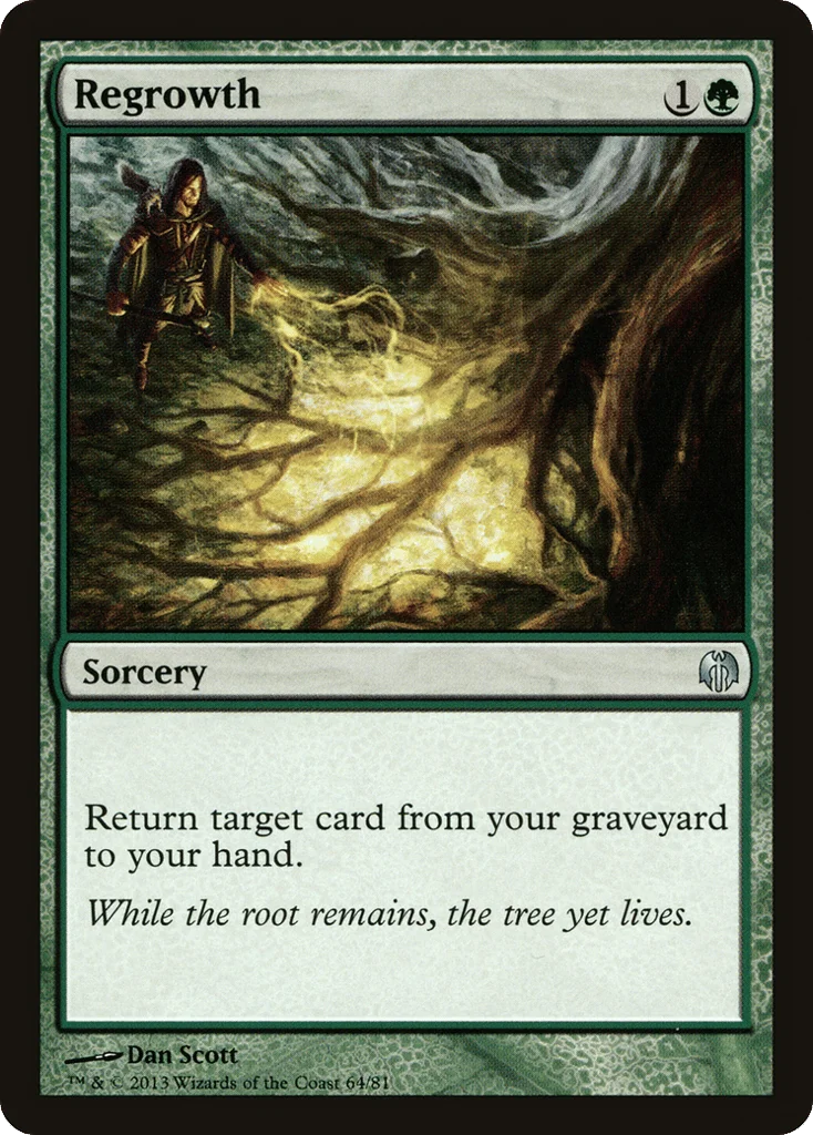 Regrowth · Duel Decks: Heroes vs. Monsters
