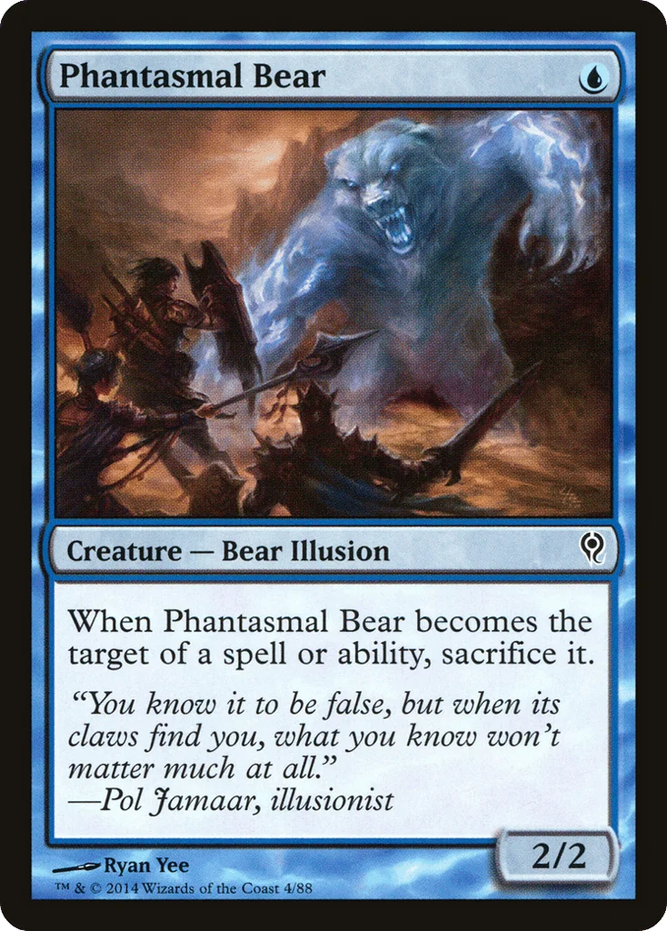 Phantasmal Bear · Duel Decks: Jace vs. Vraska