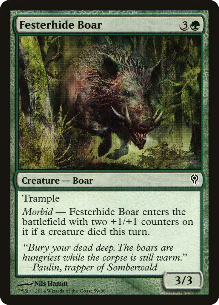 Festerhide Boar · Duel Decks: Jace vs. Vraska