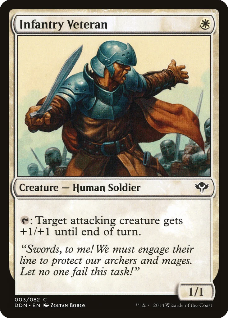 Infantry Veteran · Duel Decks: Speed vs. Cunning