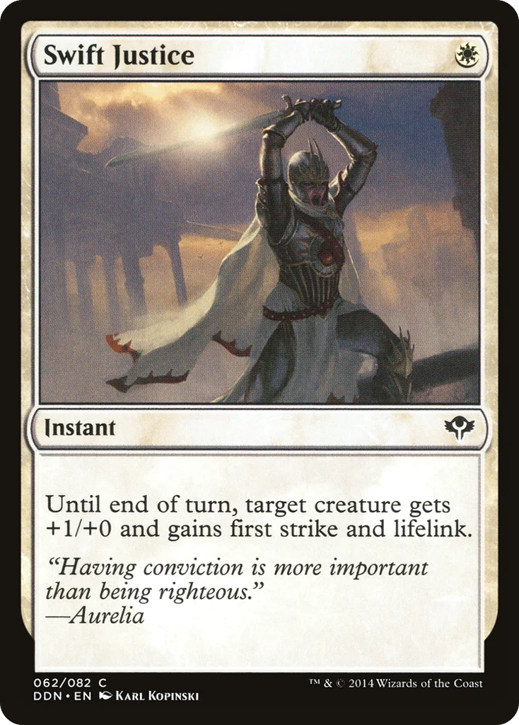 Swift Justice · Duel Decks: Speed vs. Cunning