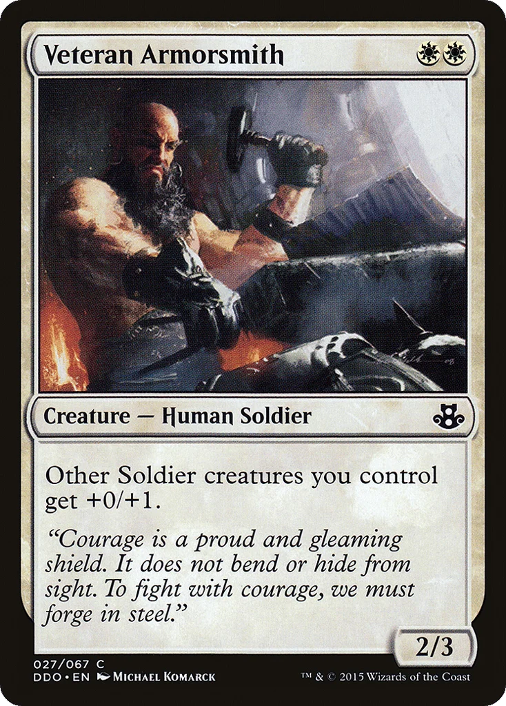 Veteran Armorsmith · Duel Decks: Elspeth vs. Kiora