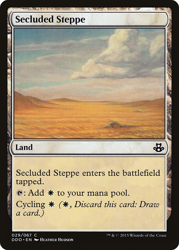Secluded Steppe · Duel Decks: Elspeth vs. Kiora