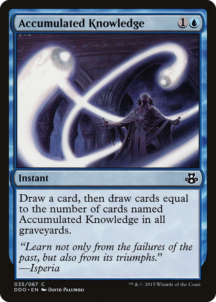 Accumulated Knowledge · Duel Decks: Elspeth vs. Kiora