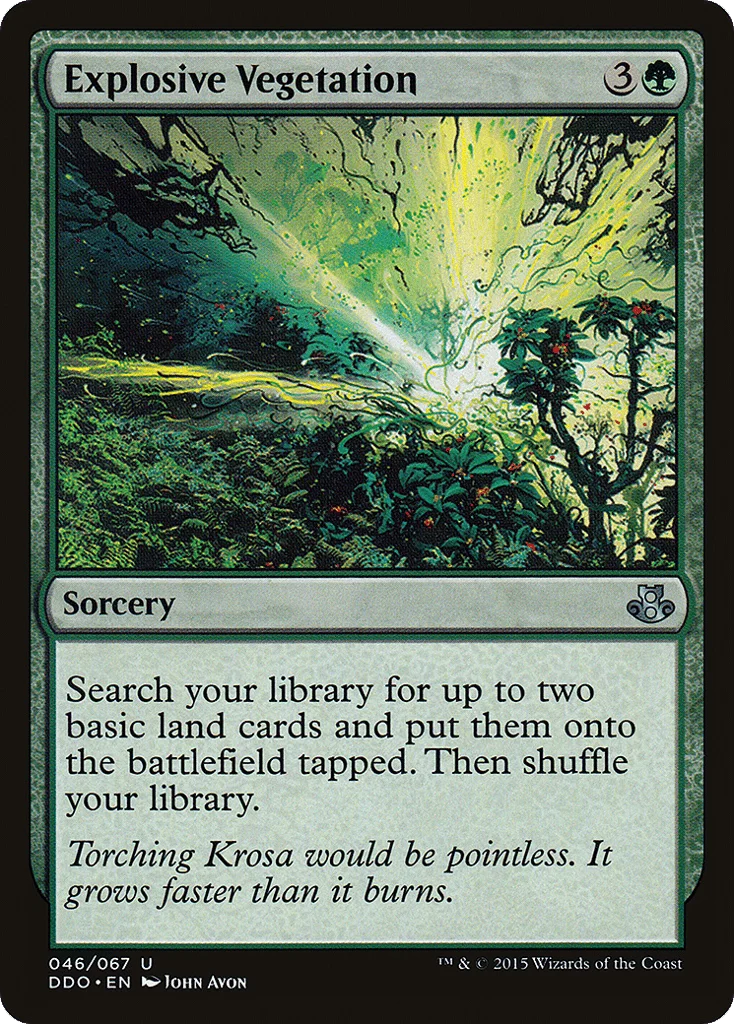 Explosive Vegetation · Duel Decks: Elspeth vs. Kiora