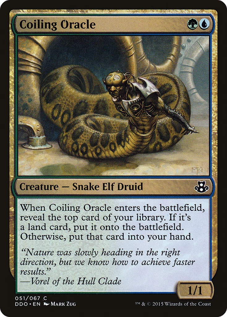 Coiling Oracle · Duel Decks: Elspeth vs. Kiora
