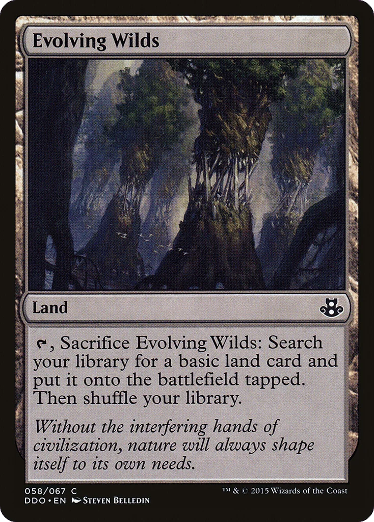 Evolving Wilds · Duel Decks: Elspeth vs. Kiora