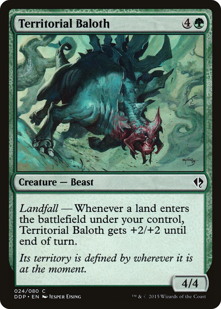 Territorial Baloth · Duel Decks: Zendikar vs. Eldrazi