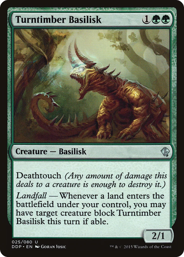 Turntimber Basilisk · Duel Decks: Zendikar vs. Eldrazi