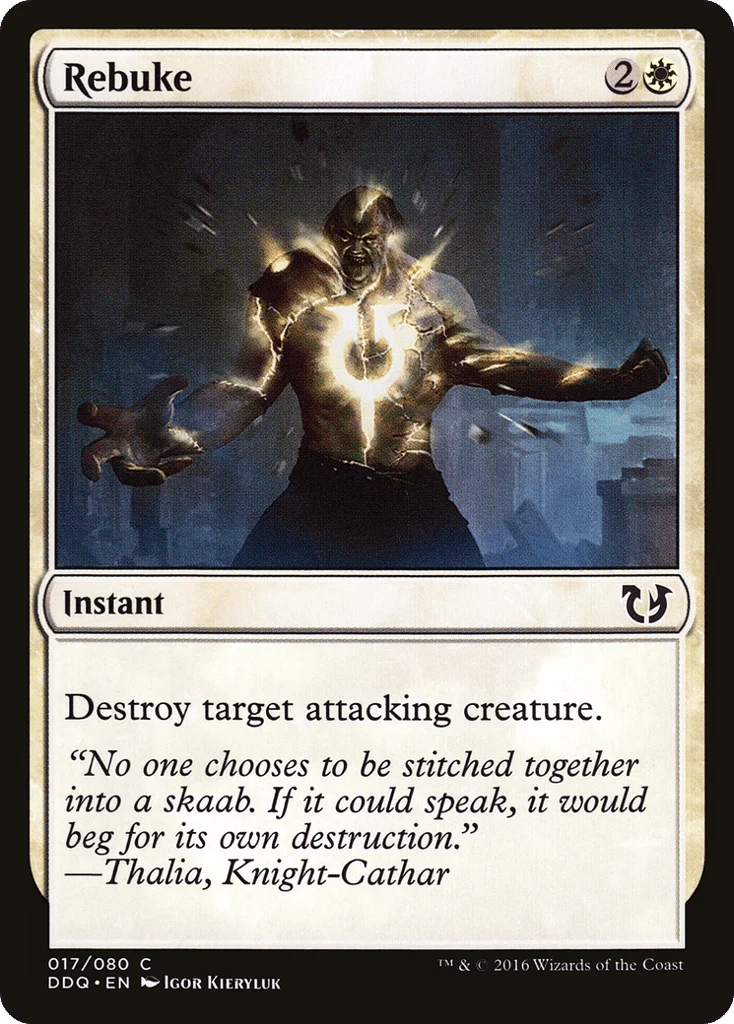 Rebuke · Duel Decks: Blessed vs. Cursed