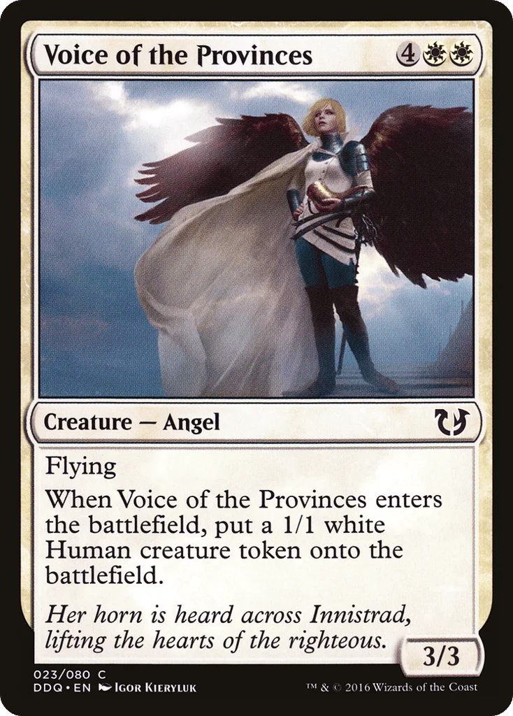 Voice of the Provinces · Duel Decks: Blessed vs. Cursed