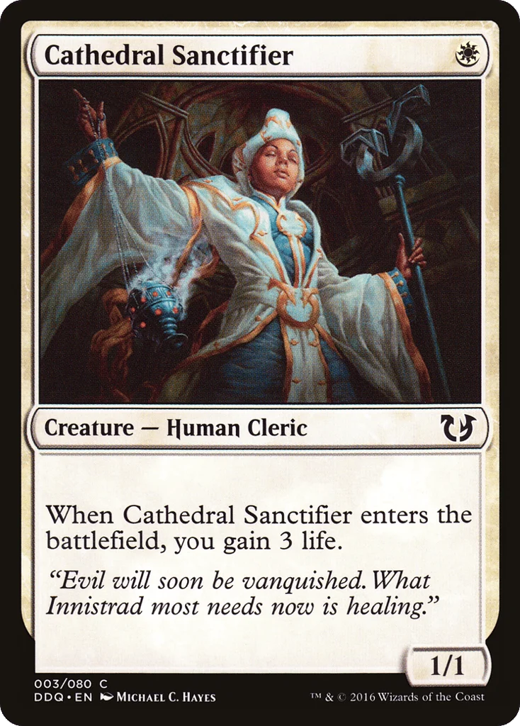 Cathedral Sanctifier · Duel Decks: Blessed vs. Cursed