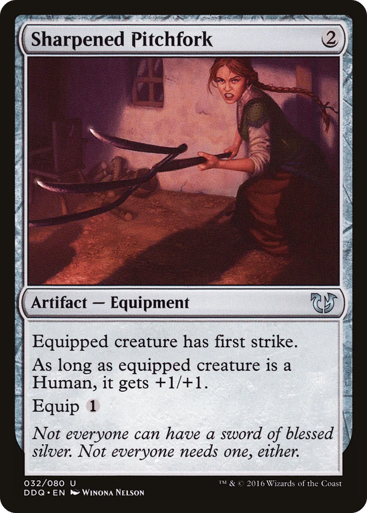 Sharpened Pitchfork · Duel Decks: Blessed vs. Cursed