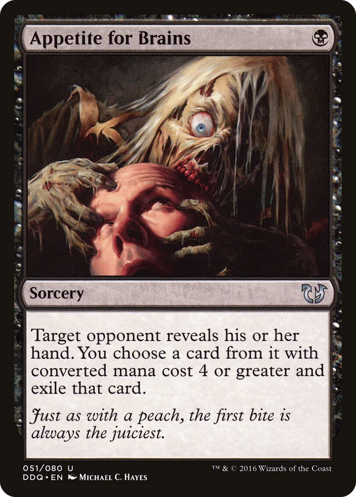 Appetite for Brains · Duel Decks: Blessed vs. Cursed