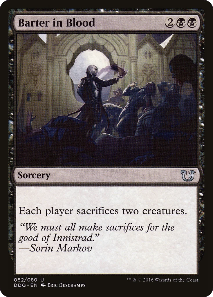 Barter in Blood · Duel Decks: Blessed vs. Cursed