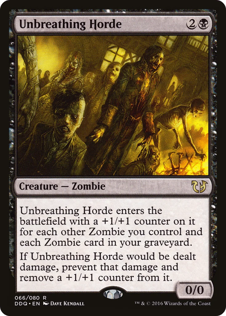 Unbreathing Horde · Duel Decks: Blessed vs. Cursed