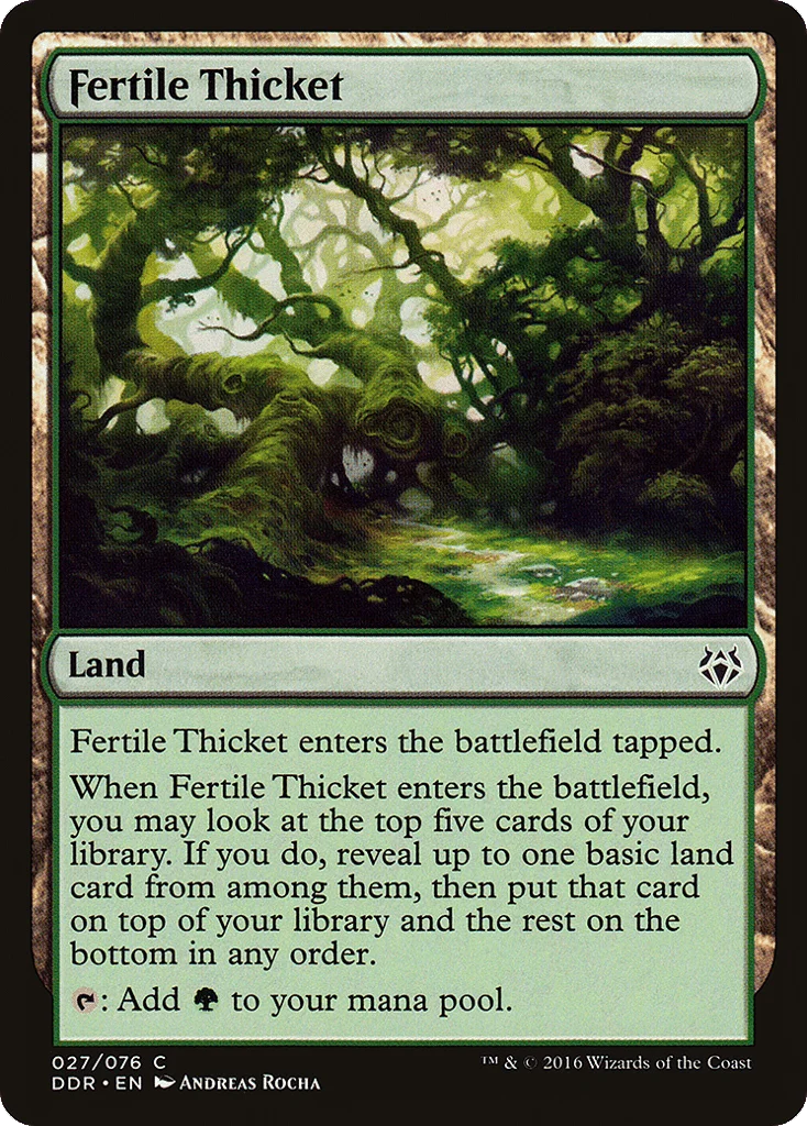 Fertile Thicket · Duel Decks: Nissa vs. Ob Nixilis
