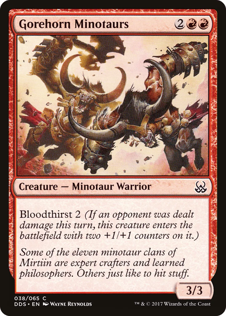Gorehorn Minotaurs · Duel Decks: Mind vs. Might