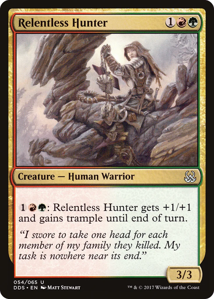 Relentless Hunter · Duel Decks: Mind vs. Might
