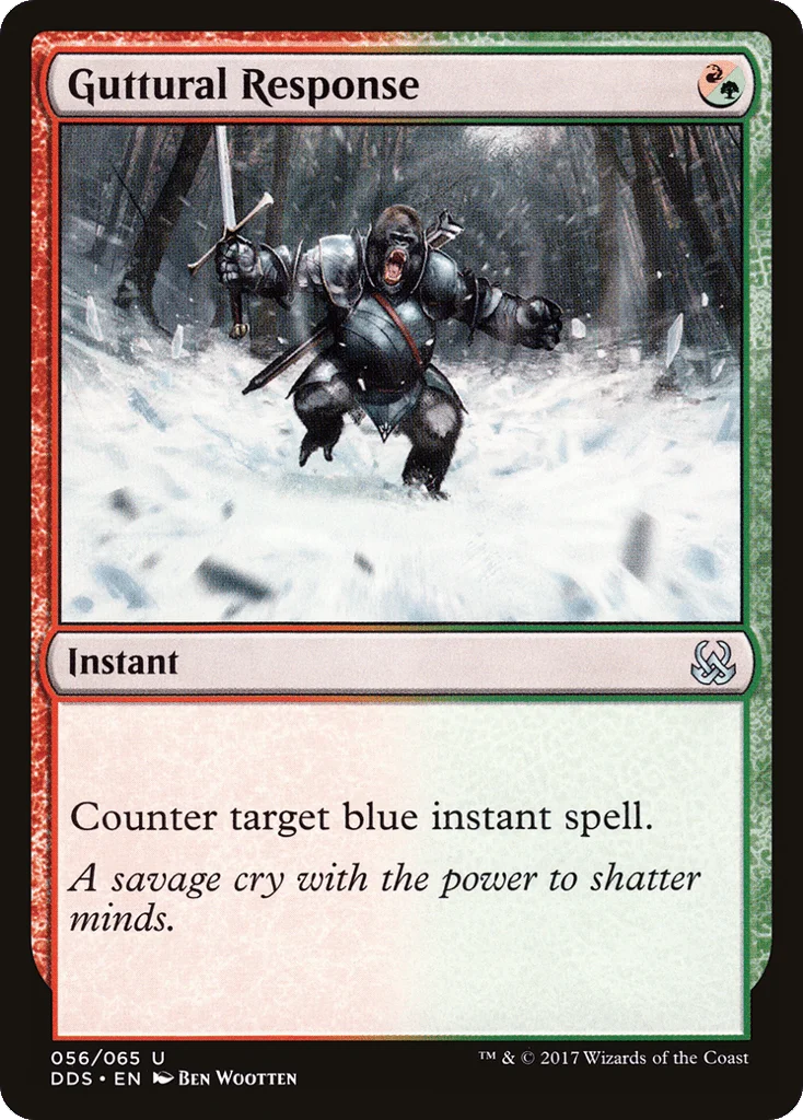 Guttural Response · Duel Decks: Mind vs. Might
