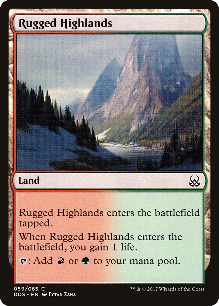 Rugged Highlands · Duel Decks: Mind vs. Might