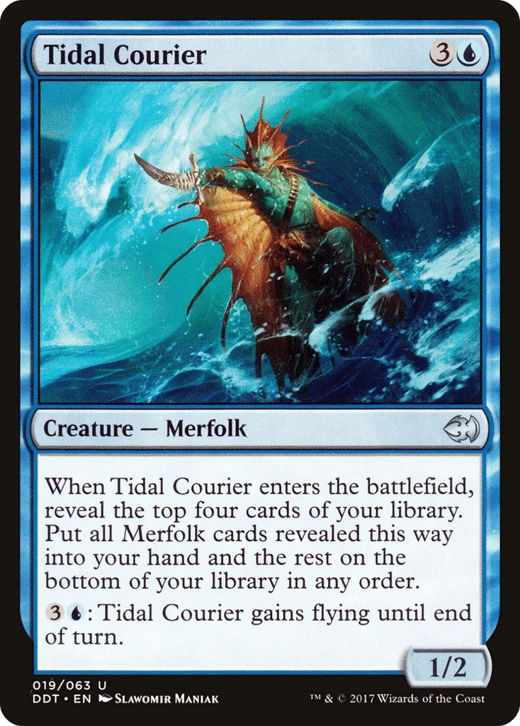 Tidal Courier · Duel Decks: Merfolk vs. Goblins