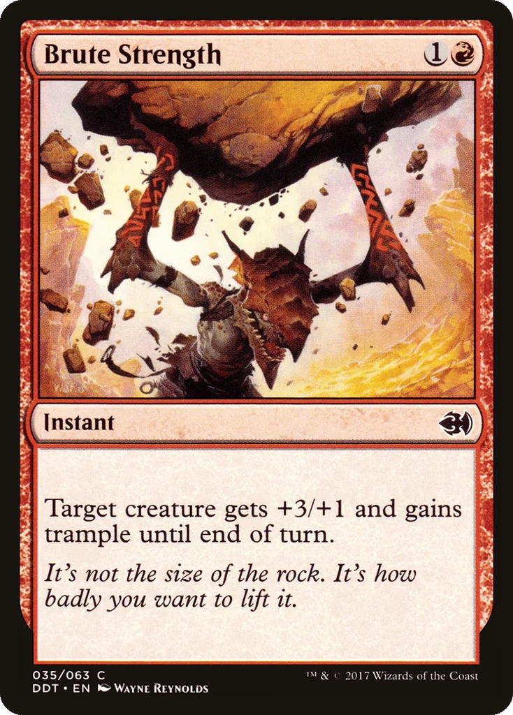 Brute Strength · Duel Decks: Merfolk vs. Goblins