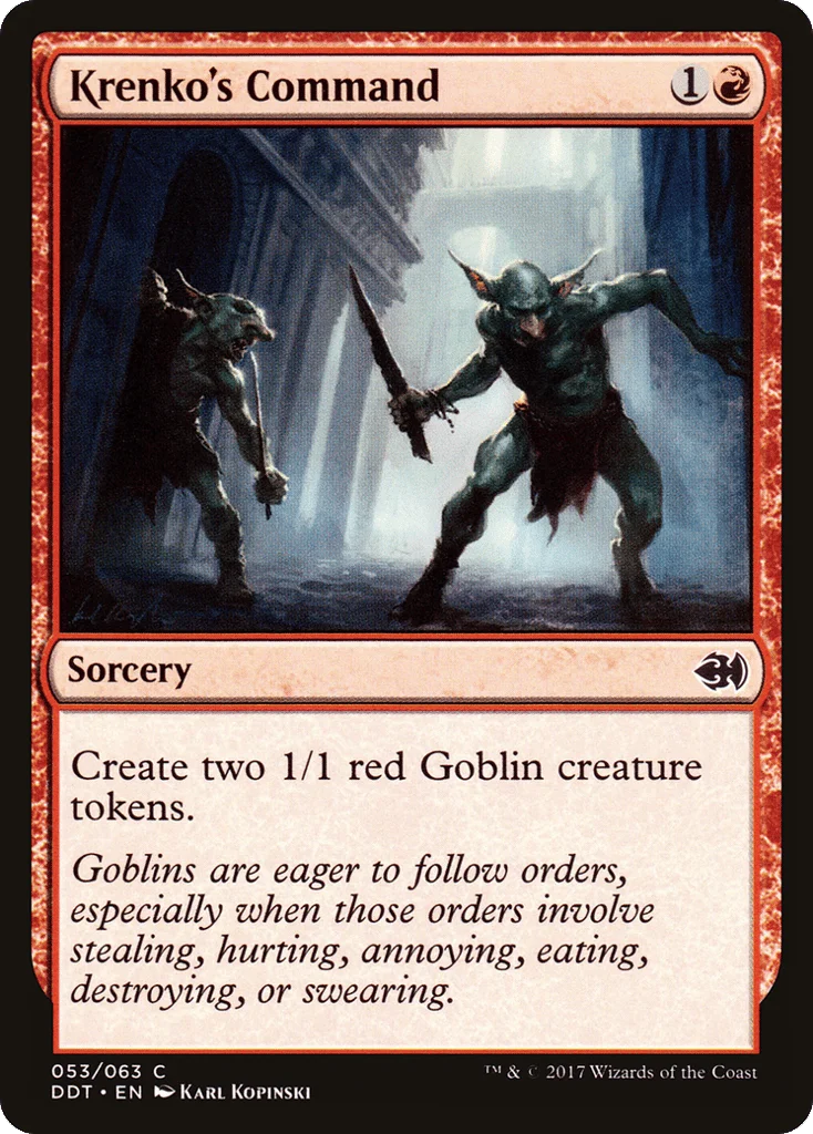 Krenko's Command · Duel Decks: Merfolk vs. Goblins
