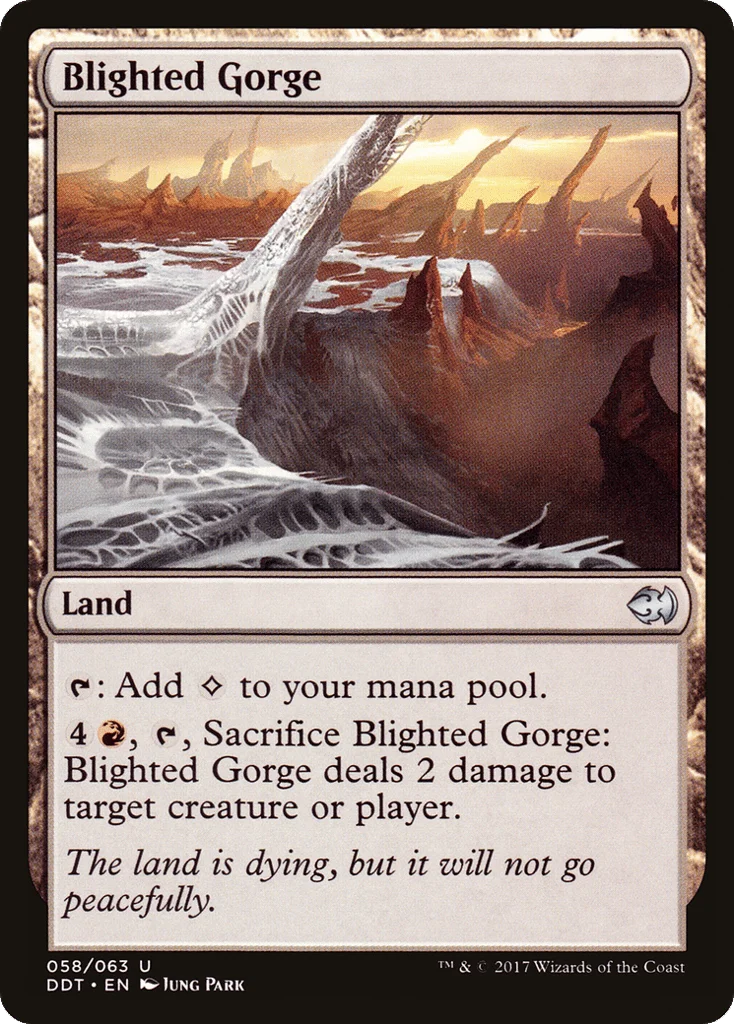 Blighted Gorge · Duel Decks: Merfolk vs. Goblins
