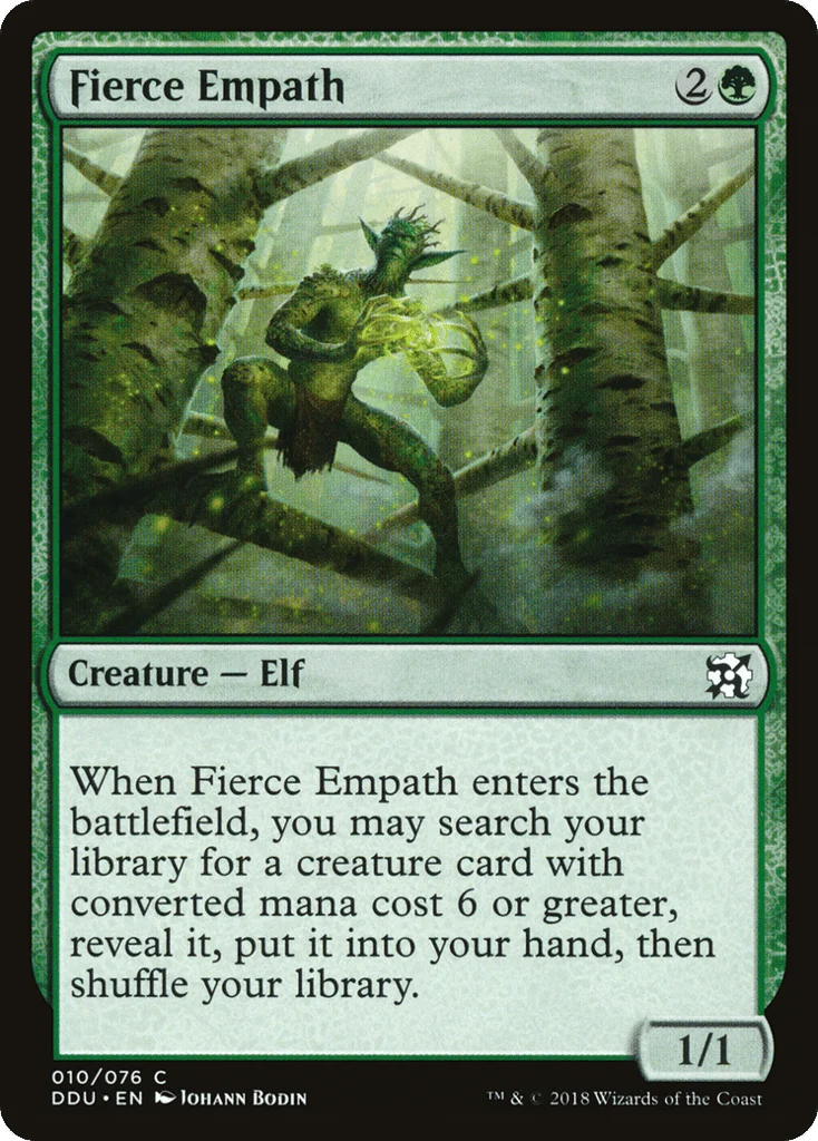 Fierce Empath · Duel Decks: Elves vs. Inventors