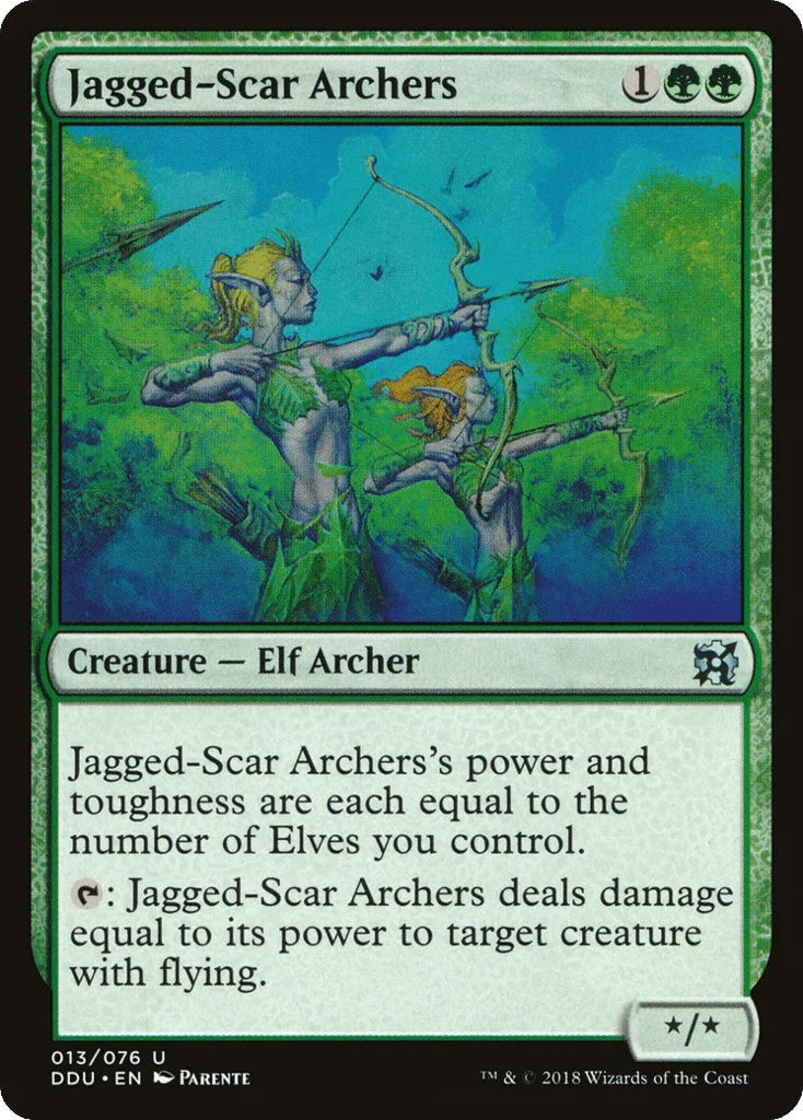 Jagged-Scar Archers · Duel Decks: Elves vs. Inventors