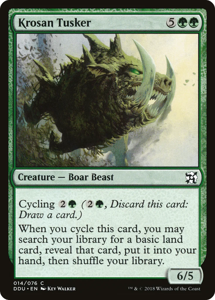 Krosan Tusker · Duel Decks: Elves vs. Inventors