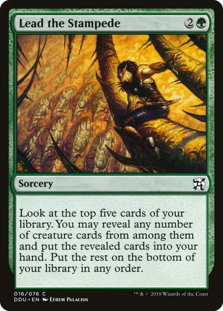 Lead the Stampede · Duel Decks: Elves vs. Inventors