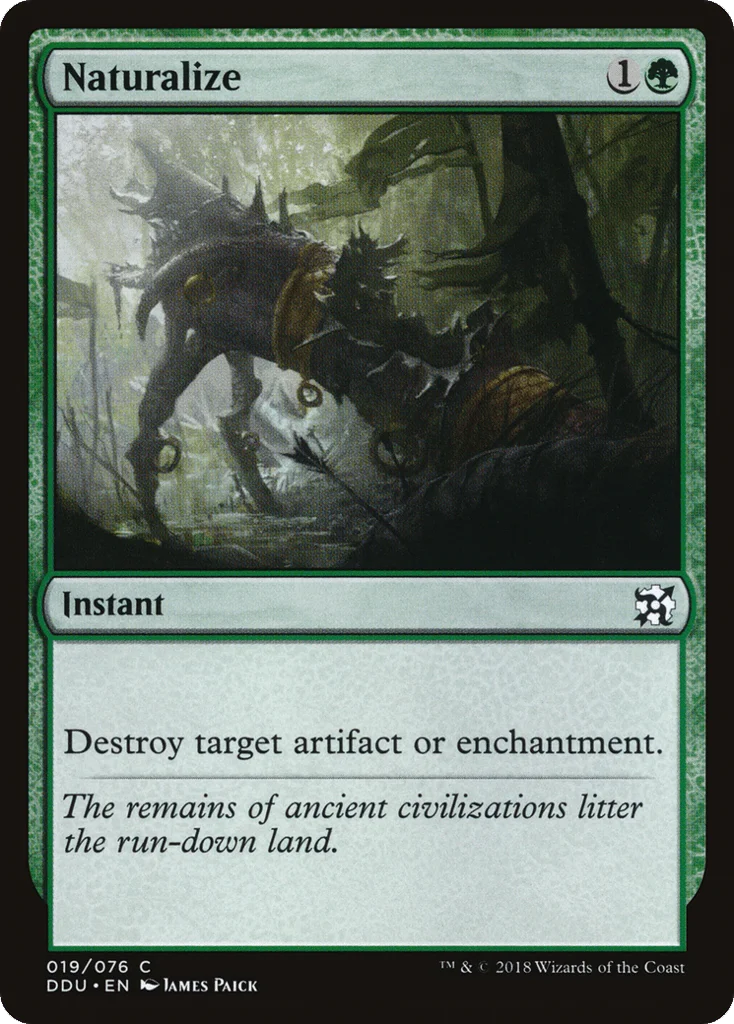 Naturalize · Duel Decks: Elves vs. Inventors