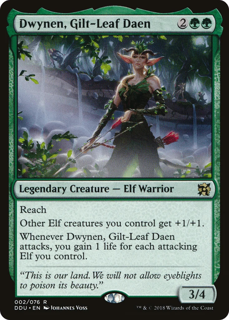 Dwynen, Gilt-Leaf Daen · Duel Decks: Elves vs. Inventors