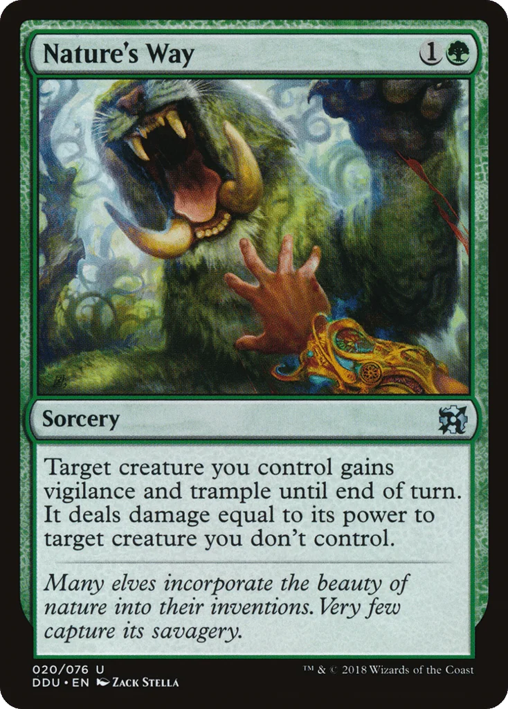 Nature's Way · Duel Decks: Elves vs. Inventors