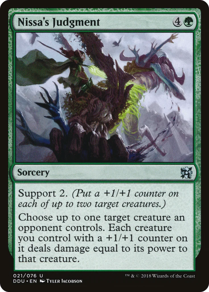 Nissa's Judgment · Duel Decks: Elves vs. Inventors