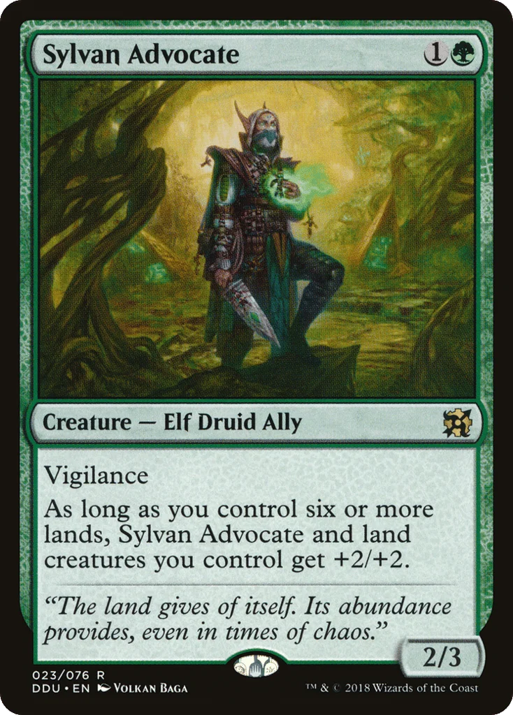 Sylvan Advocate · Duel Decks: Elves vs. Inventors