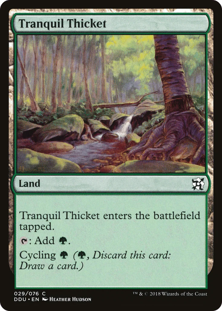 Tranquil Thicket · Duel Decks: Elves vs. Inventors