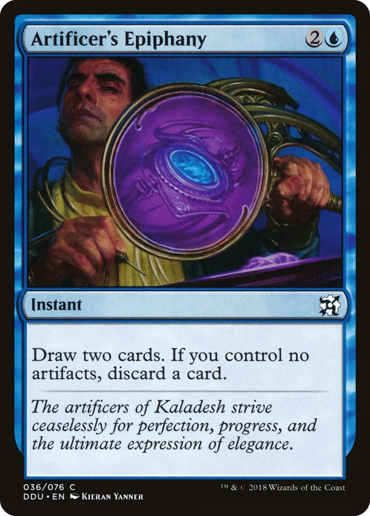 Artificer's Epiphany · Duel Decks: Elves vs. Inventors