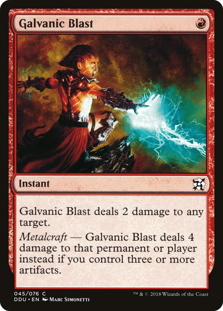 Galvanic Blast · Duel Decks: Elves vs. Inventors