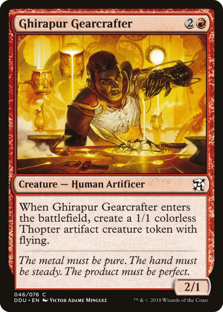 Ghirapur Gearcrafter · Duel Decks: Elves vs. Inventors