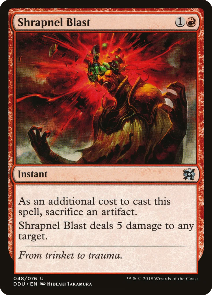 Shrapnel Blast · Duel Decks: Elves vs. Inventors