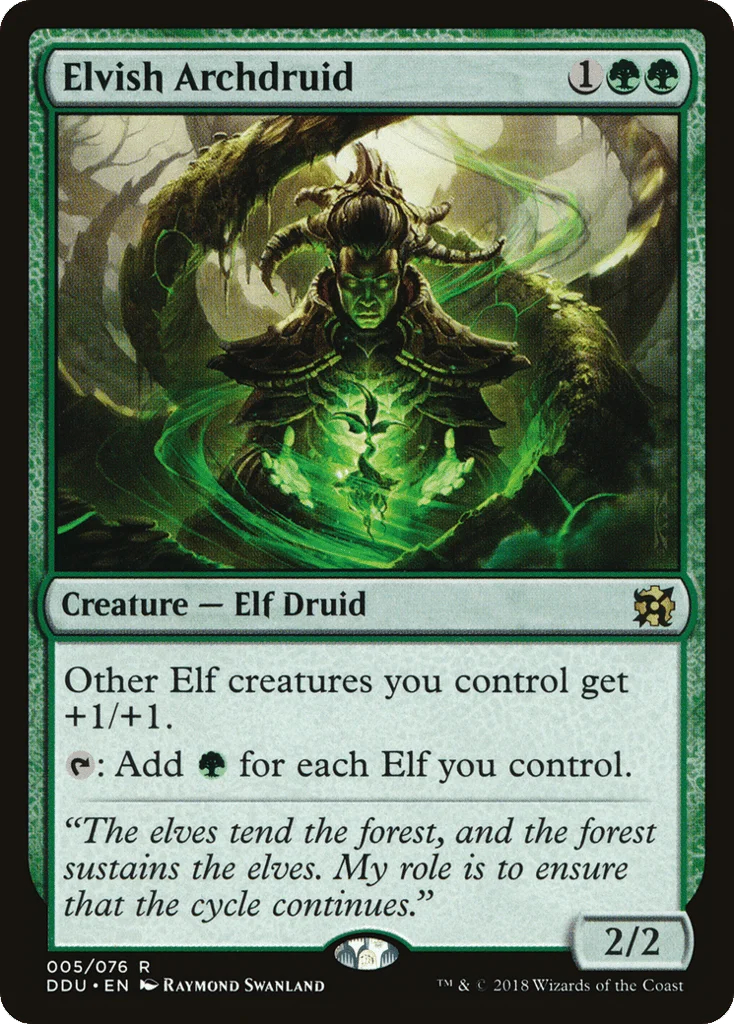 Elvish Archdruid · Duel Decks: Elves vs. Inventors
