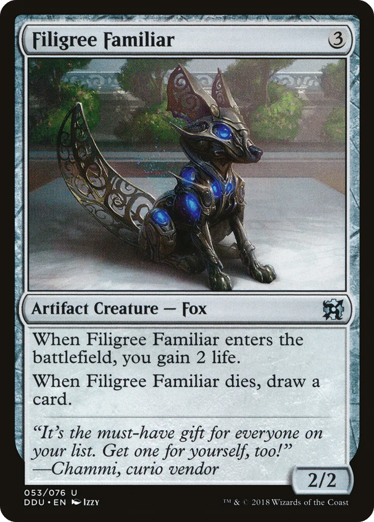 Filigree Familiar · Duel Decks: Elves vs. Inventors