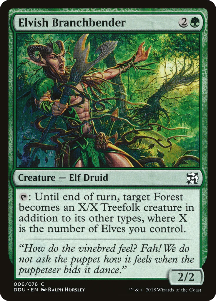Elvish Branchbender · Duel Decks: Elves vs. Inventors