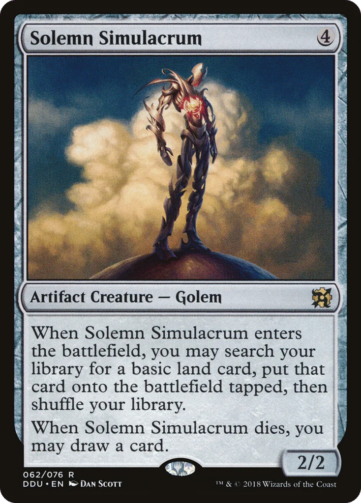 Solemn Simulacrum · Duel Decks: Elves vs. Inventors