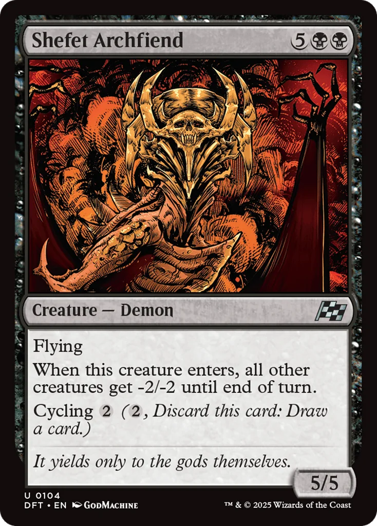 Shefet Archfiend · Aetherdrift